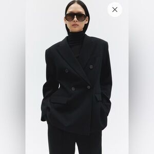 H&M DOUBLE-BREASTED HOURGLASS BLAZER